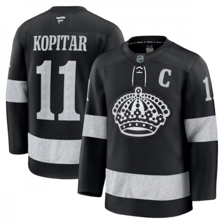 Miesten NHL Los Angeles Kings Pelipaita 2025-26 Fanatics Premium Anze Kopitar Alternate Musta